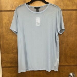 Sheer Baby Blue Top NWT 🦋💎​